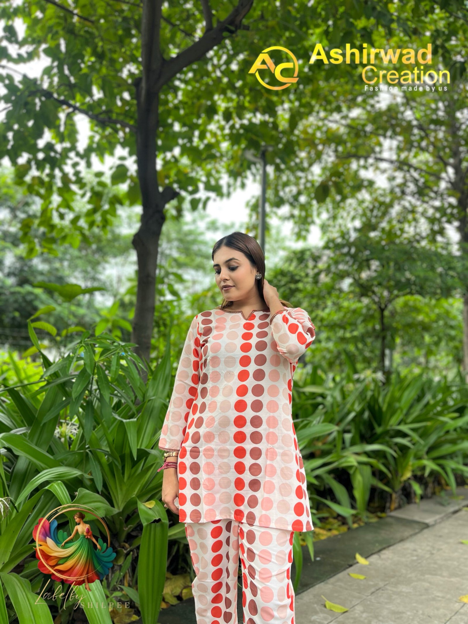 Fancy Doted Kurti - Image 4