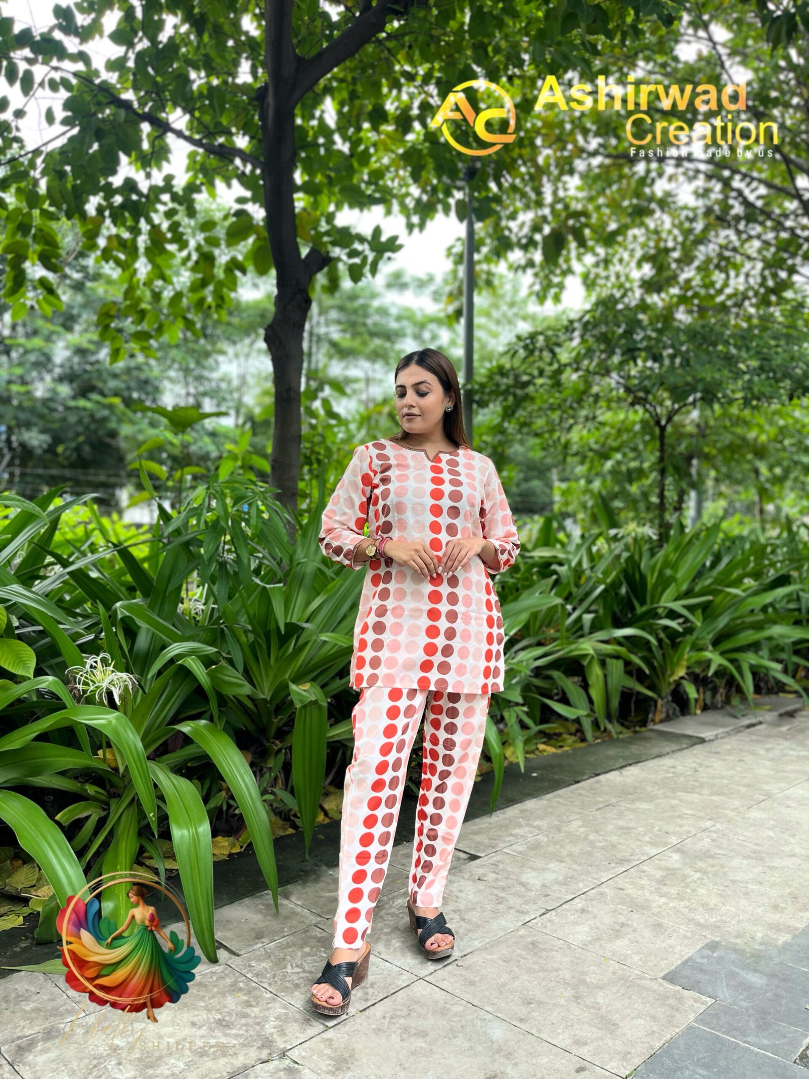 Fancy Doted Kurti - Image 2