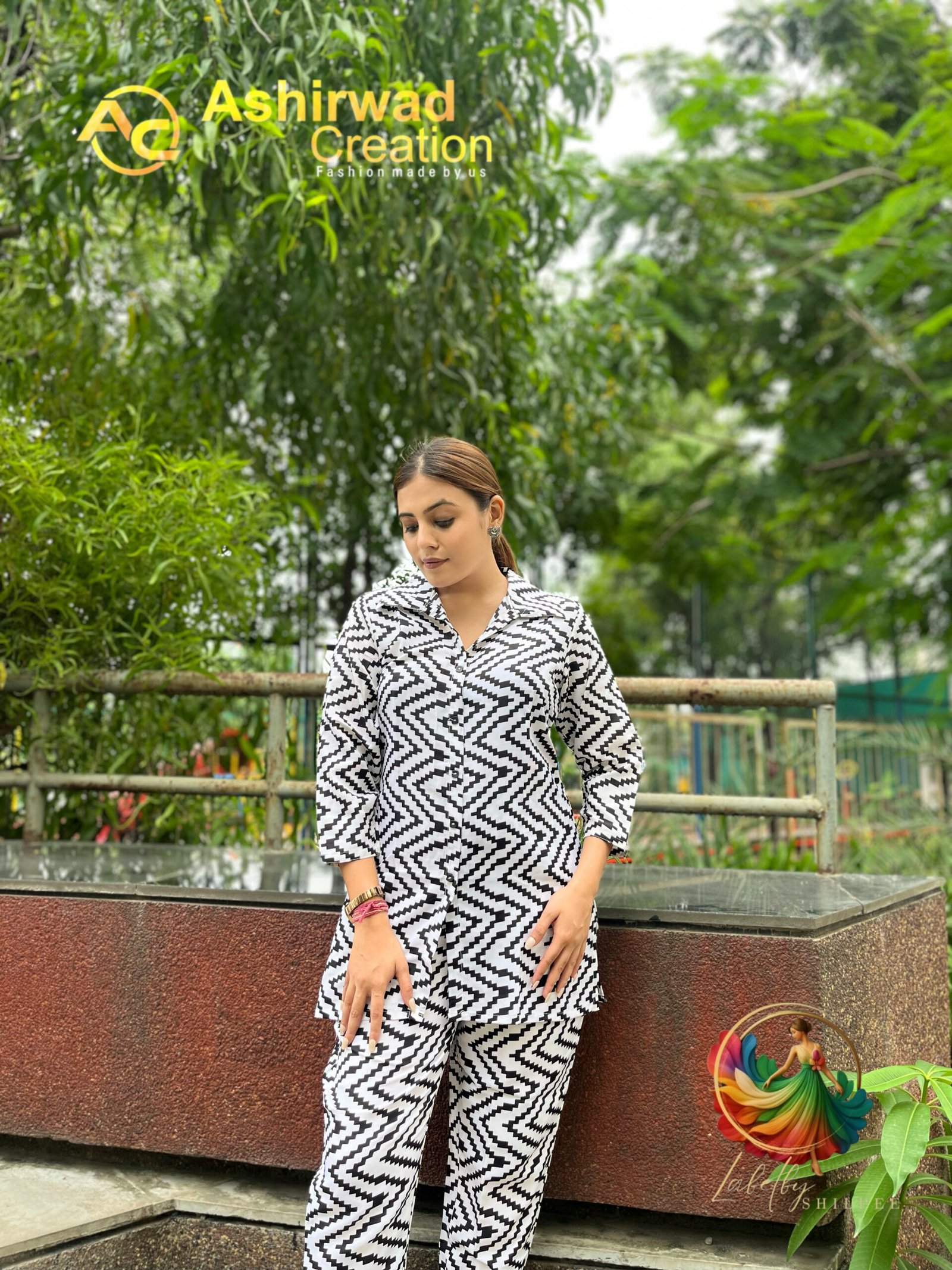 Blackjigjag 2 Pleceset Kurti - Image 3