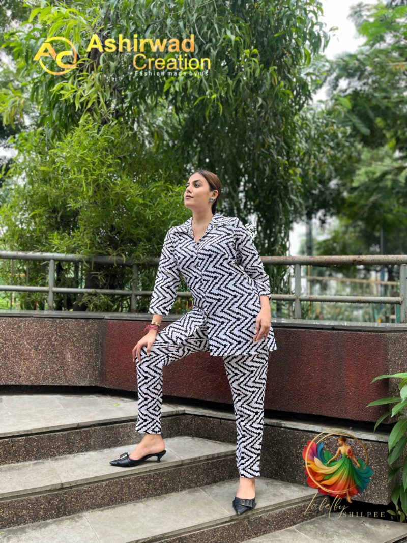 Blackjigjag 2 Pleceset Kurti - Image 2
