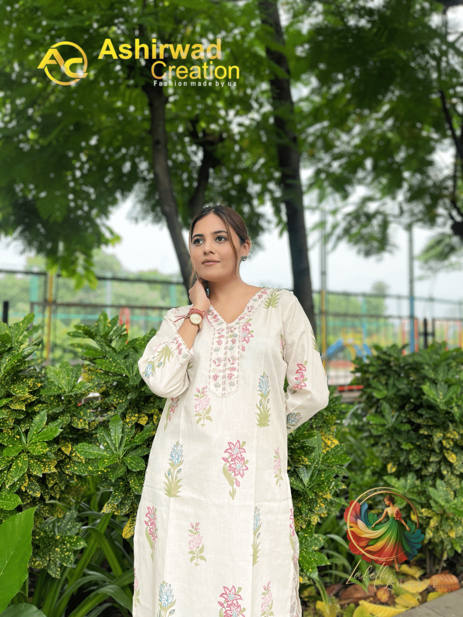 Cotton Rayon Kurti Set. Cotton Kurti - Image 3