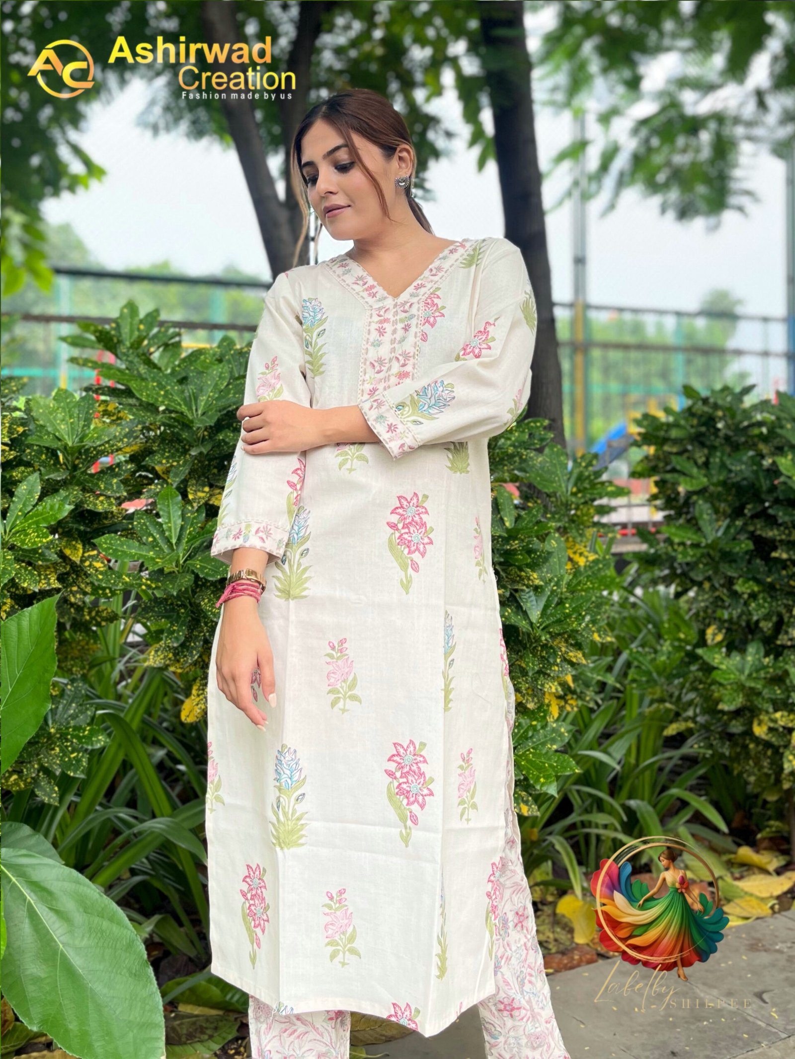 Cotton Rayon Kurti Set. Cotton Kurti - Image 2