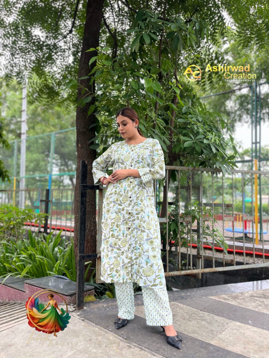 Cotton Kurti Rayon Kurti Set.