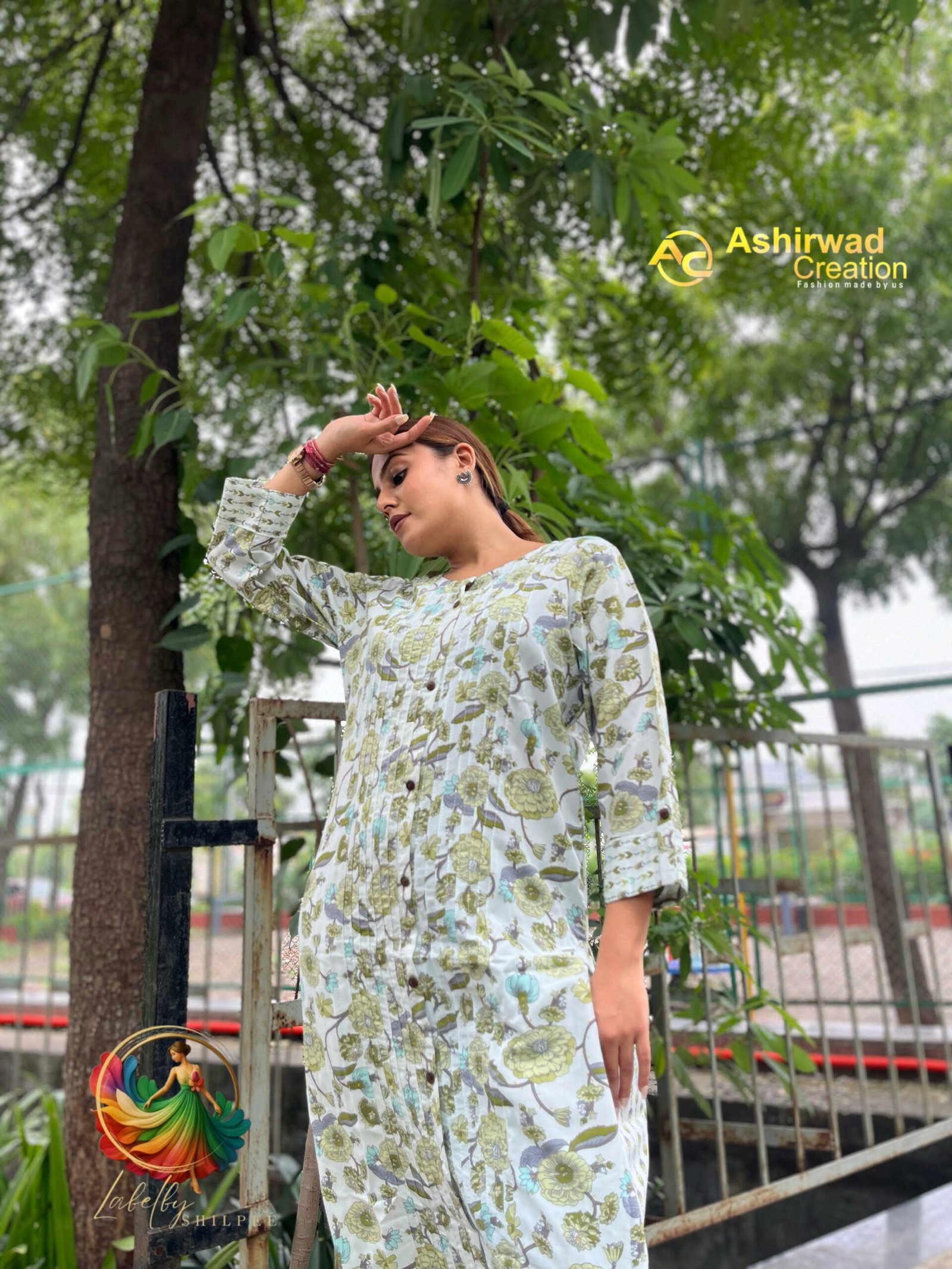 Cotton Kurti Rayon Kurti Set. - Image 3